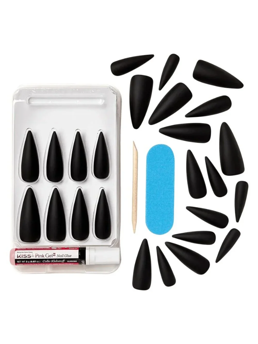 Kiss Salon Color Halloween XL Nails - Mummy